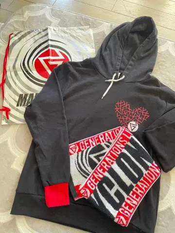 GENERATIONS 후드티 타월 쇼핑백 3종 세트