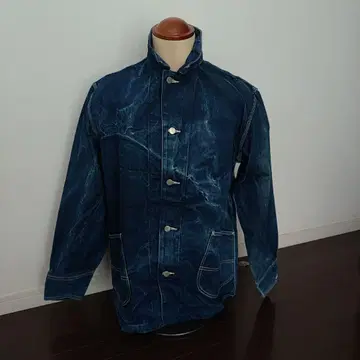 데님 커버올 사이즈 40 다크 블루 두꺼운 원단 미착용 노브랜드