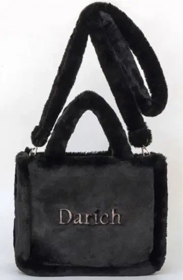 Darich 다리치 문고판 퍼 숄더백 블랙