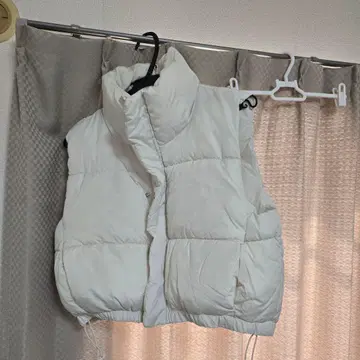 다운 베스트 M 사이즈 화이트