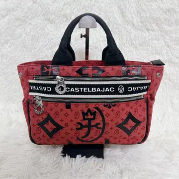 까스텔바작 니 스 드라이빙 토트 미니 토트 모노그램 빨간색