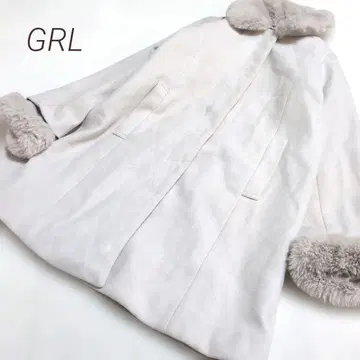 그레일 GRL 퍼 탈부착 가능 롱 코트 루즈핏