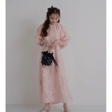 핑크 포멀 원피스