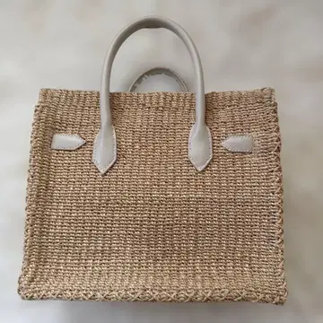 sea 베이지 바스켓백