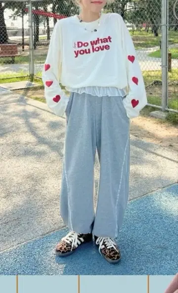 시마무라 ayano 콜라보 프릴 팬츠 그레이 L