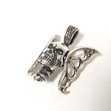 AGW 스컬 나비 실버925 목걸이 SV 버터플라이 펜던트