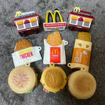 맥도날드 피규어 스트랩 세트