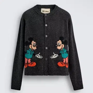 ZARA Disney 미키마우스 울 가디건 L 사이즈