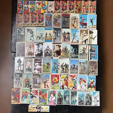 딱지 멘코 카쿠멘코 가면라이더 외 약 70장 세트 묶음 판매 쇼와 레트로