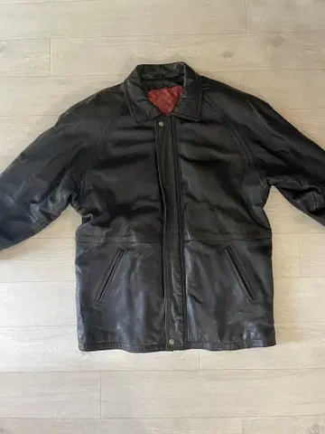 블랙 가죽 자켓