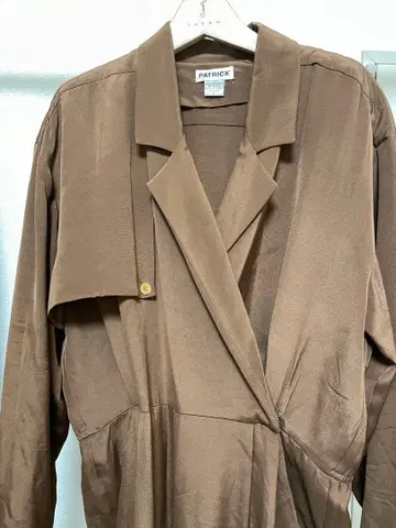 빈티지 구제 의류 점프수트 실크 100%