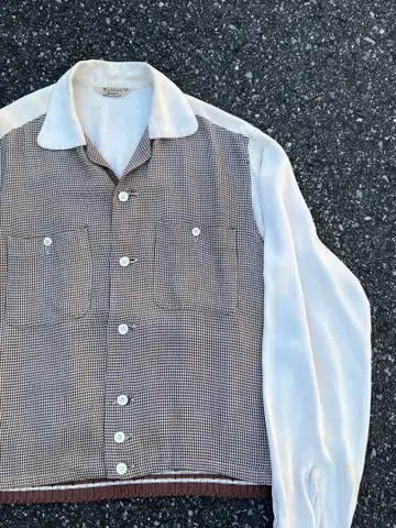 50s marlboro Rayon Gabardine Shirt