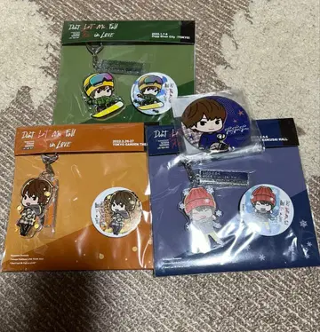 카키하라 테츠야 아크릴 키링 & 캔뱃지 세트 묶음 판매 + 캔 거울