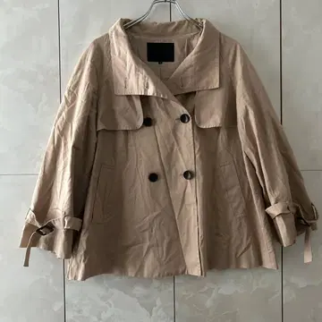 UNTITLED 트렌치코트 4 베이지 벨트 월드