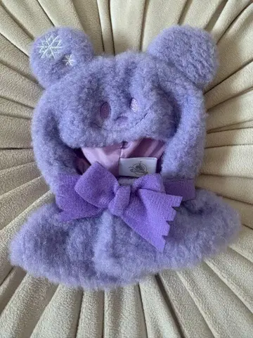 유니베어시티 시크릿 코스튬 미키 판초 눈사람 퍼플