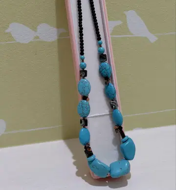 케이스 포함 터콰이즈 터키석 목걸이