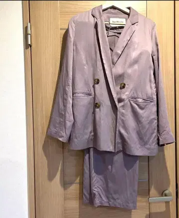 Ray BEAMS 셋업 보라색 자켓 팬츠