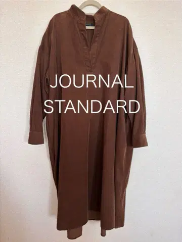 저널 스탠다드 셔츠 코듀로이 A라인 원피스 셔츠