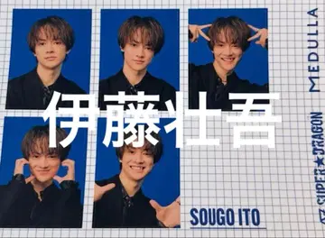 SUPER DRAGON 메듀라 증명사진풍 포토 스티커 이토 소고