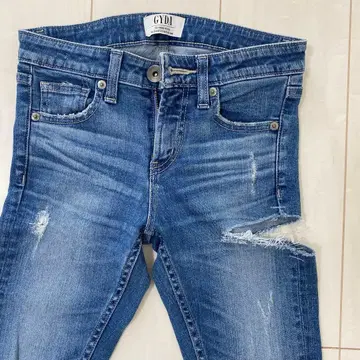 GYDA 사이드 립 스키니 데님