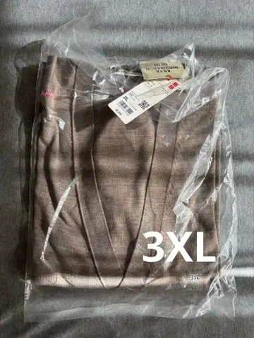 유니클로 x 안야 힌드마치 2024 V넥 가디건 3XL