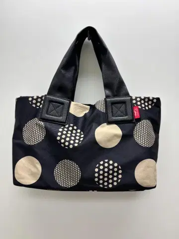 SALON de RUBAN 도트 무늬 토트백