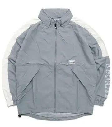 [ 2XL ] PRO CLUB 프로클럽 윈드 브레이커 발수 프린트/그레이