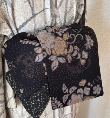 어른용 헤코비 츠지 꽃 무늬 블랙 계열