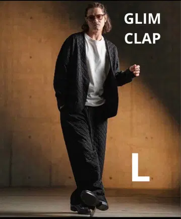 새상품 GLIMCLAP 퀼팅 자켓 팬츠 세트 L