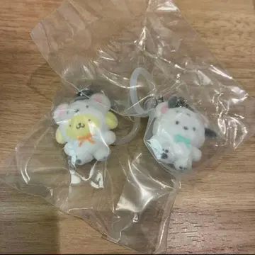 산리오 메지루시 액세서리 후와후와 스노우 포차코 폼폼푸딩