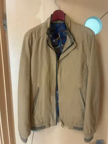 베이지 집업 자켓