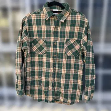 BIG MAC 체크 무늬 플란넬 셔츠 XL