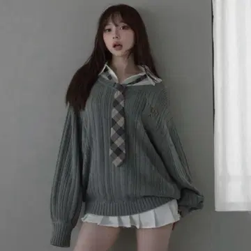 andmary Mimi girls set mini dress gray