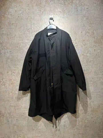 시오타 22AW M-65 필드 후드티 (BZLM-110M) BLACK