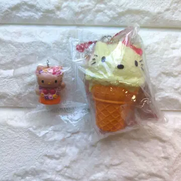 헤이세이 레트로 일광화상 키티 트로피컬 간식 마스코트 Kitty 팬시