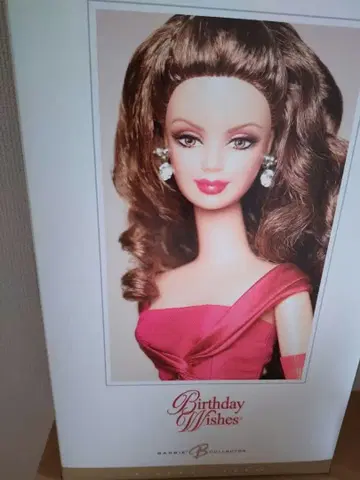 바비 인형 벌스데이 새상품 레어 빨간색