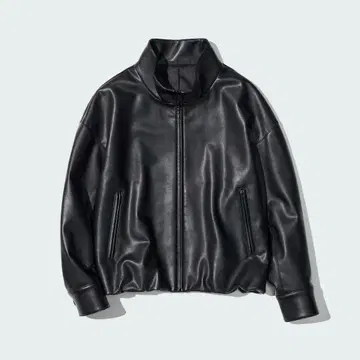 코팅 오버 사이즈 블루종 유니클로