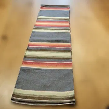 FAHERTY 스트라이프 머플러 그레이