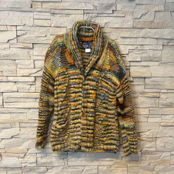 ARTESANIA BEAMS BOY 니트 가디건 에콰도르 제조