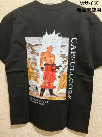 미사용 새상품 드래곤볼 슈퍼 사이어인 손오공 T셔츠 M사이즈