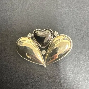 하트형 실버 스카프 고정구