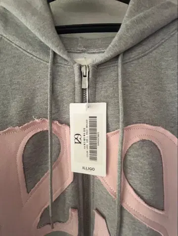 [ 미사용 새상품 ] ILLIGO 그레이 집업 후드티