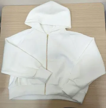 안피로 후드티 S 화이트