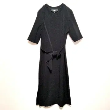 PARIS PAULE KA 폴 카 원피스 리본 블랙 반팔 M