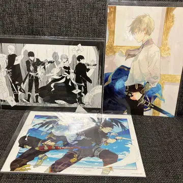 빨강머리 백설공주 콜라보 카페 원화 시트 3종 세트