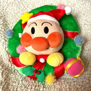 [ 호빵맨 ] 크리스마스 리스 호빵맨 뮤지엄 부드러운 산타