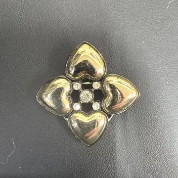 하트형 메탈릭 스카프 클립