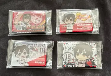 다이아몬드 A 구단 콜라보 호크스 야쿠르트 아크릴 배지 사와무라 에이준