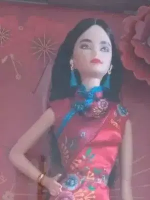 바비 인형 차이나 드레스 새상품 레어