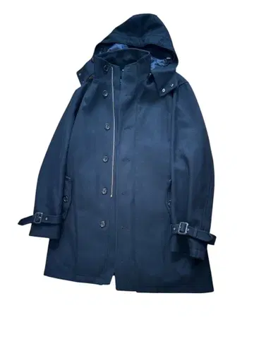 마리끌레르 marie claire 남성용 네이비 스텐카라 코트